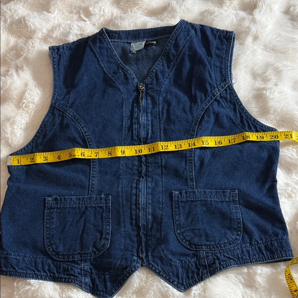 Vintage Riveted Lee Denim Vest